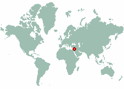 Greater Beirut Area in world map